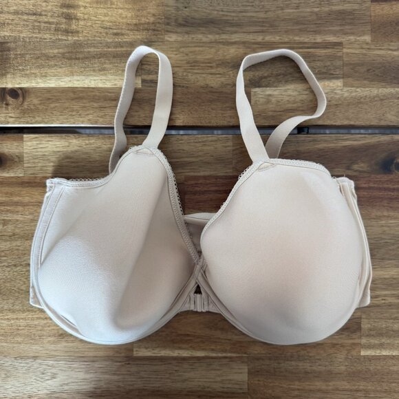 Wacoal Basic Beauty Front Close Plunge Bra Sand Size 40DDD Beige Style 853292 - Picture 3 of 10